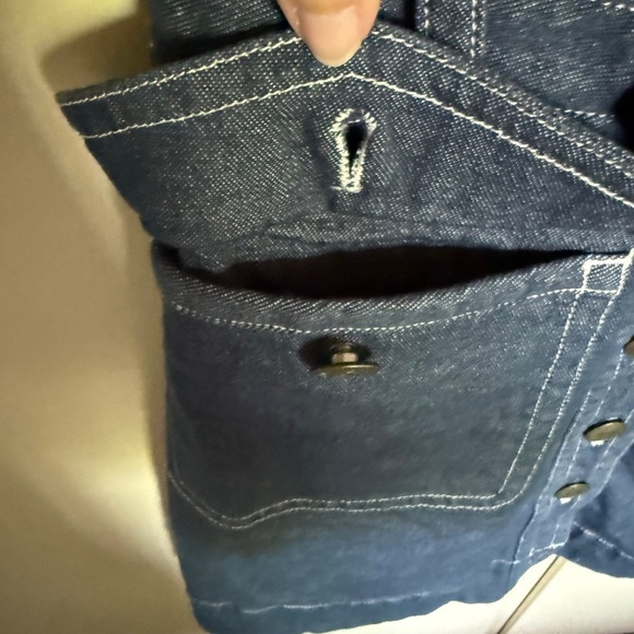 Marc By Marc Jacobs Denim Jean Button Dress with Belt Size 0 - Picture 8 of 11